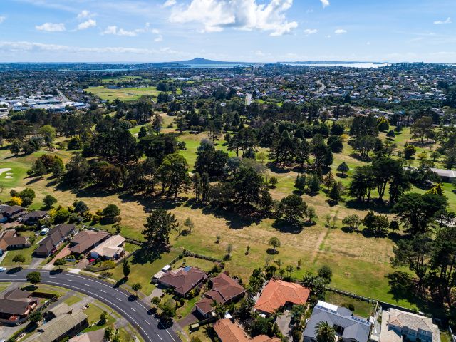 Aerial view of Pakuranga NZ