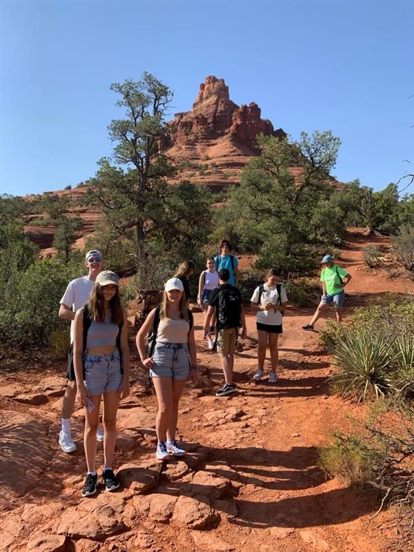 Students in the Grand Canyon